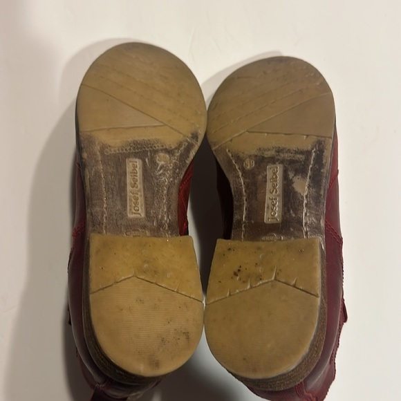 Josef Seibel washed sienna red ankle bootie a heel side zipper comfort shoe 39 - Picture 6 of 10